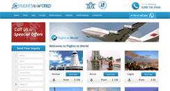 Desktop Screenshot of flightstoworld.com